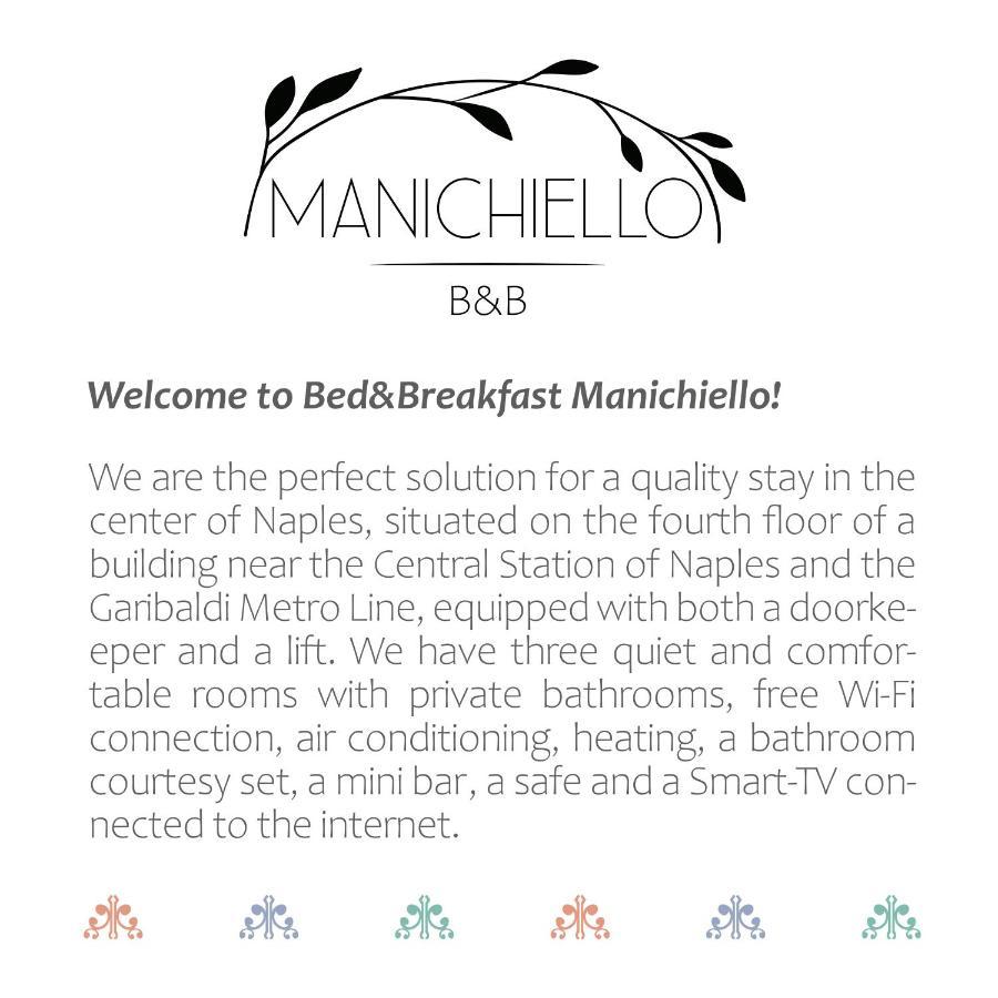 Manichiello Hotel Nápoles Exterior foto